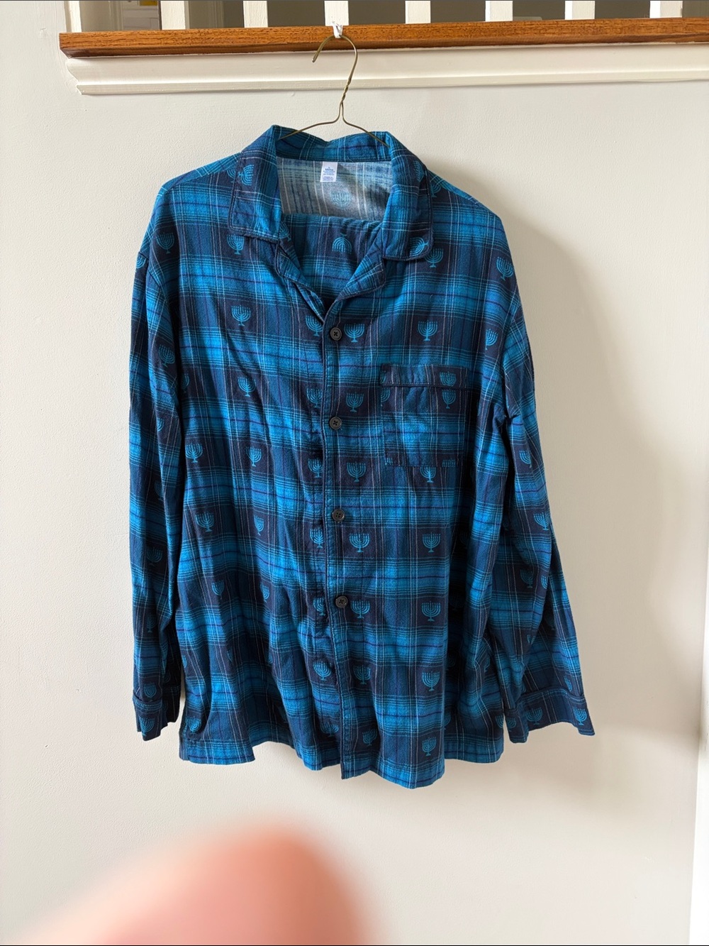 Chanukkah Flannel pajamas. Large. Worn once